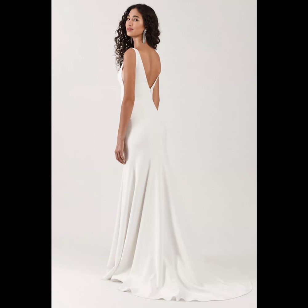 Neve by Jenny Yoo Sleeveless Wedding Gown - Picture 3 of 12